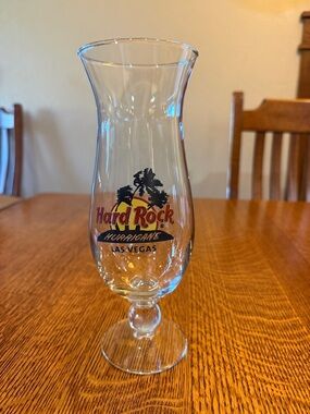 Hard Rock Cafe Las Vegas Hurricane Glass
